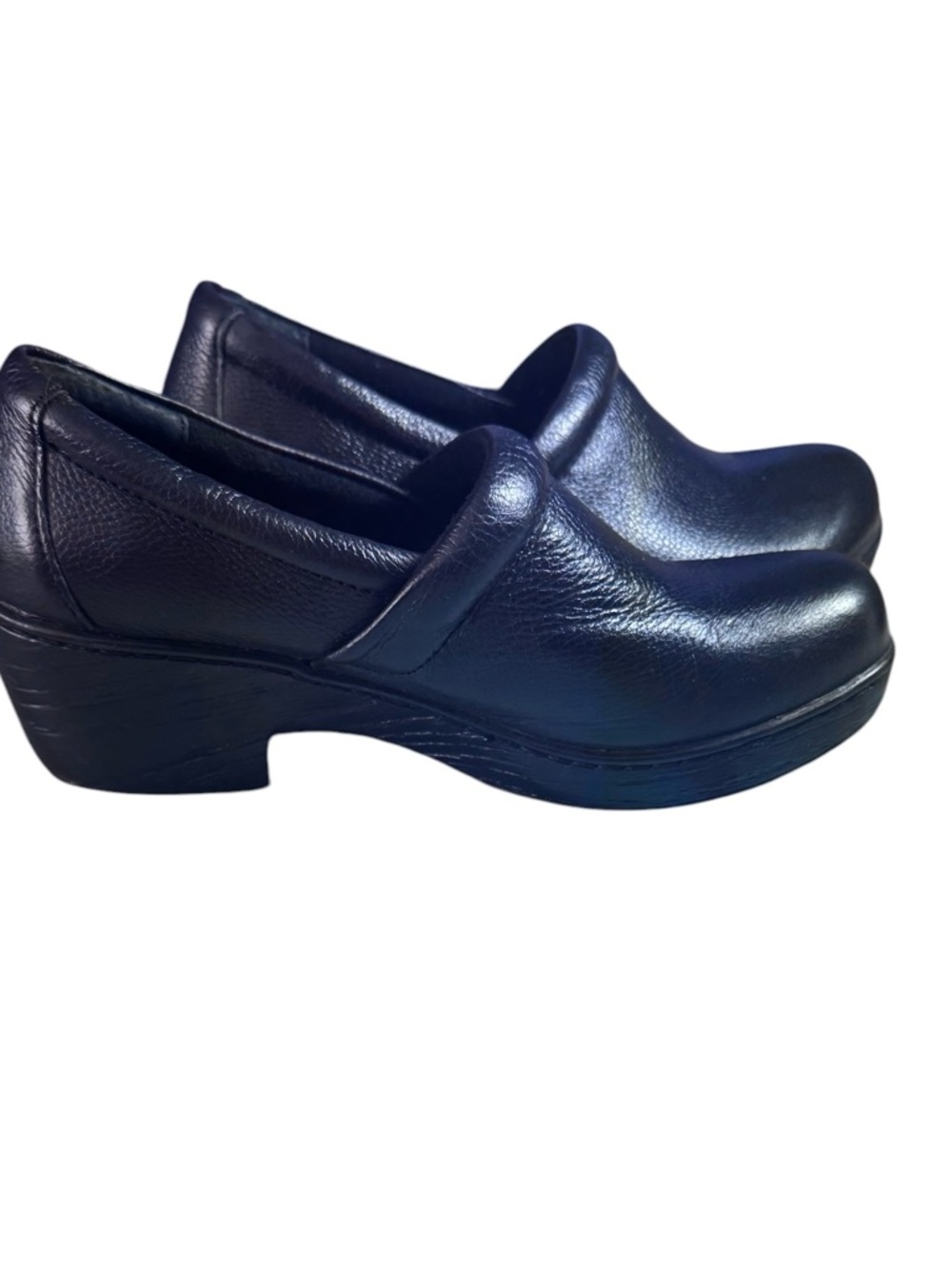 Born B.O.C. Nadiya Black Leather Clog Shoe - Sz 8, EUC! Barely Worn!